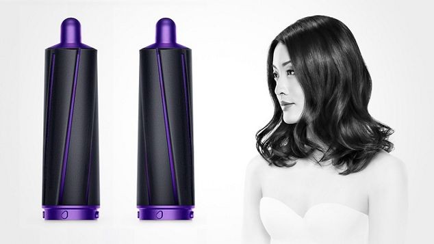 Стайлер Dyson Airwrap для разных типов волос (пурпурный): Цилиндрические насадки Airwrap™ диаметром 40мм
